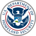 Logo for the US Dept of Homeland Security